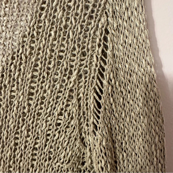 Aritzia Talula Asymmetrical Open Knit Sweater Women Size S - Picture 9 of 10